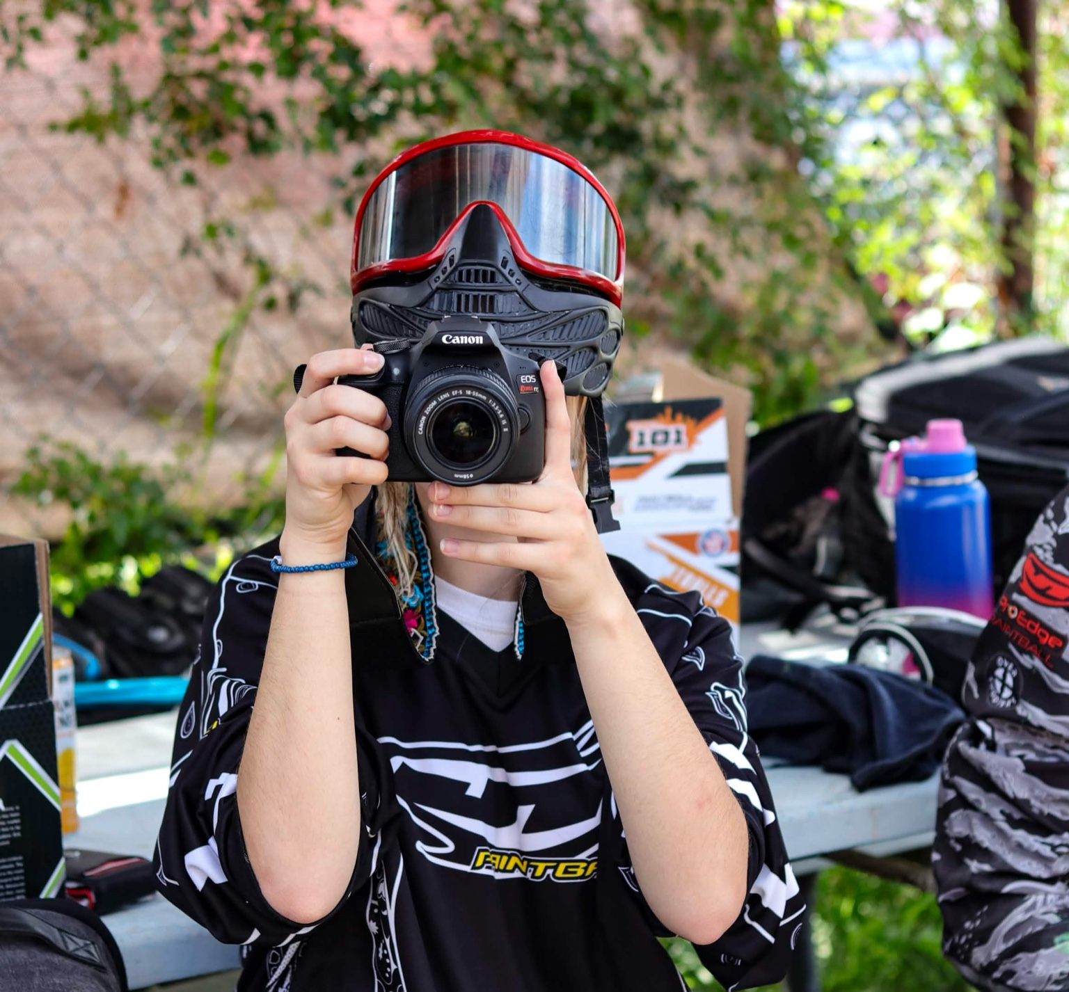 Paintball photographer